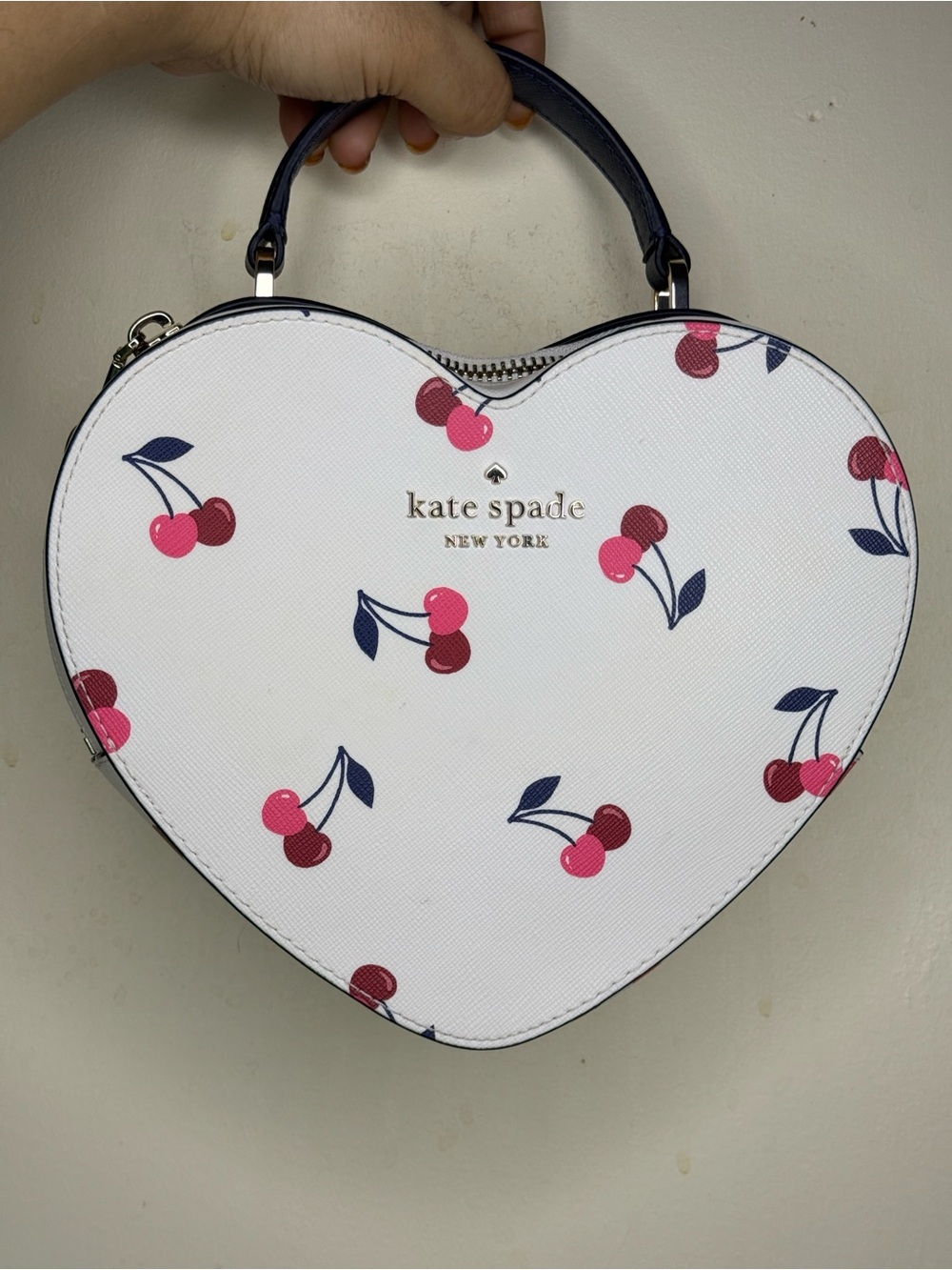 kate spade White Heart shack Cherry Crossbody